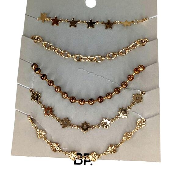 Bracelets Set of 5 Stars Beads BP For Nordstrom - Picture 1 of 4